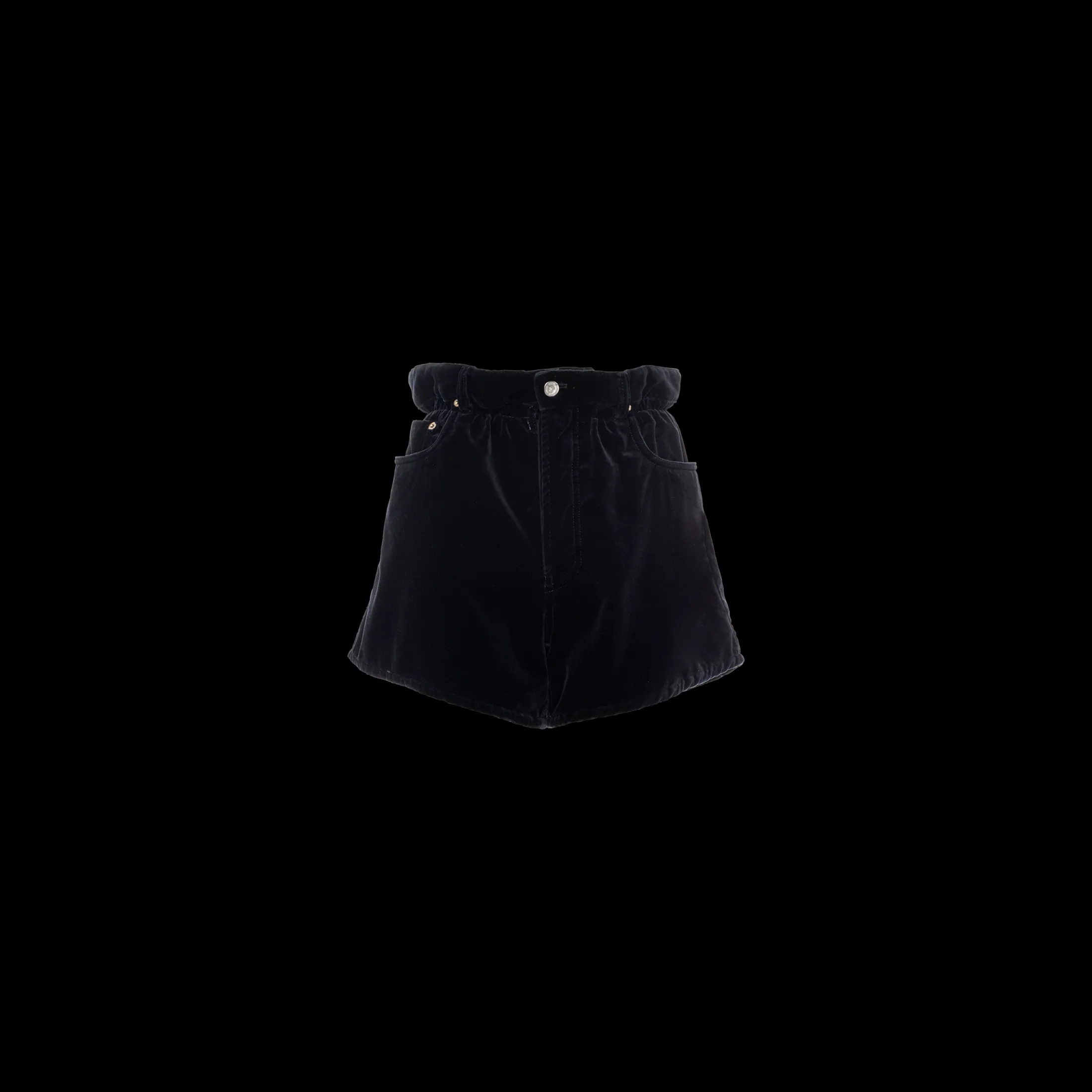 Black Velvet Shorts | Miu Miu