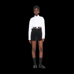 Black Velvet Shorts | Miu Miu