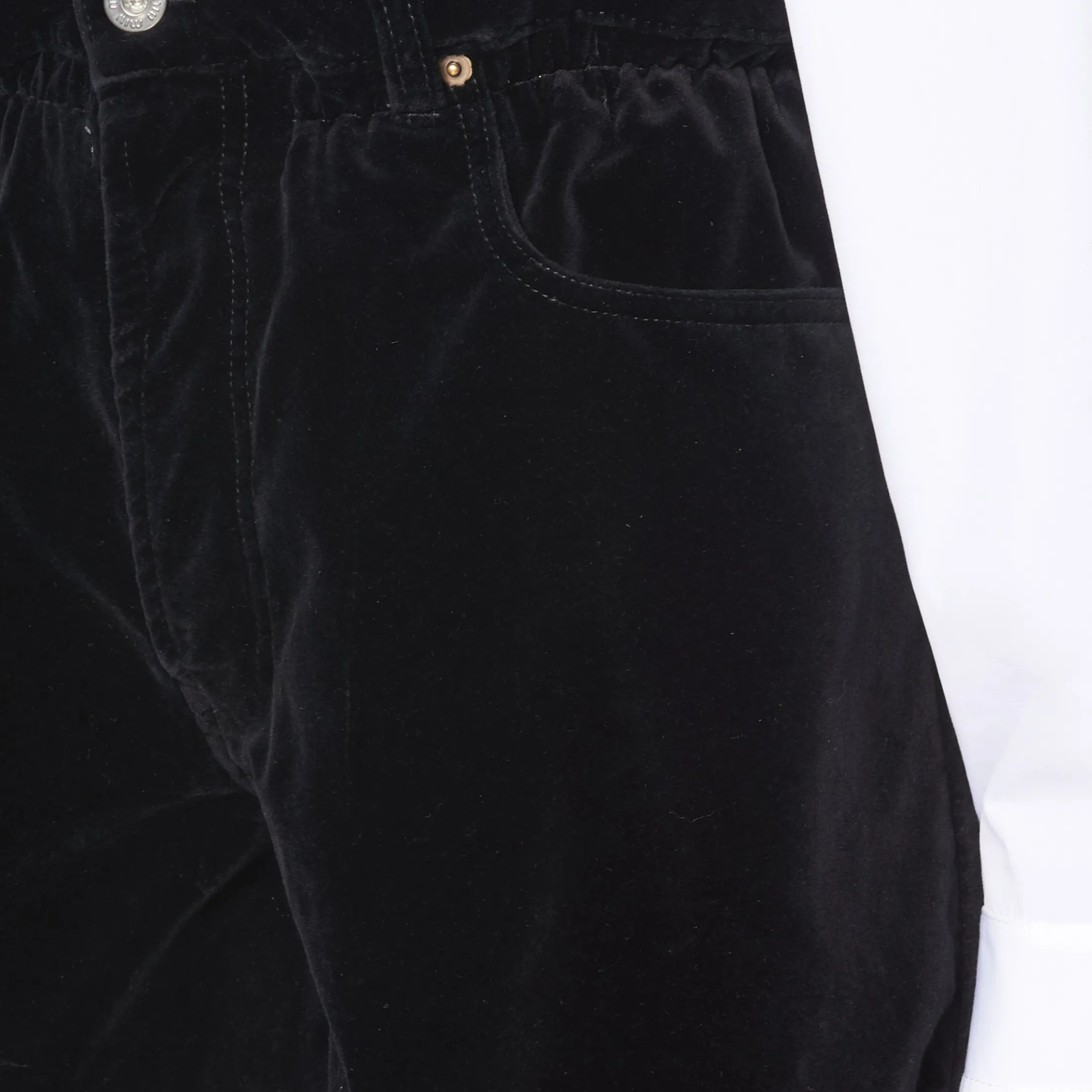 Black Velvet Shorts | Miu Miu