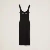 Black Viscose Dress | Miu Miu