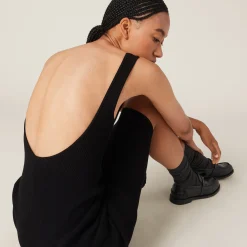 Black Viscose Dress | Miu Miu