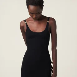 Black Viscose Dress | Miu Miu