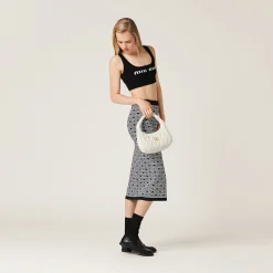 Black Viscose Top | Miu Miu
