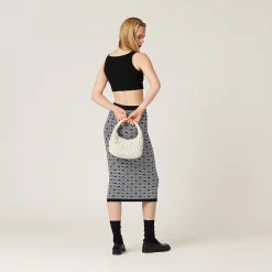 Black Viscose Top | Miu Miu
