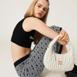 Black Viscose Top | Miu Miu