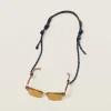 Black/baltic Blue Miu Miu Glasses Cord | Miu Miu