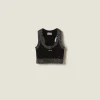 Black/black Cashmere Top | Miu Miu