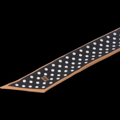 Black/caramel Printed Twill Scarf | Miu Miu