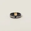 Black/white Plexiglas And Metal Bracelet | Miu Miu