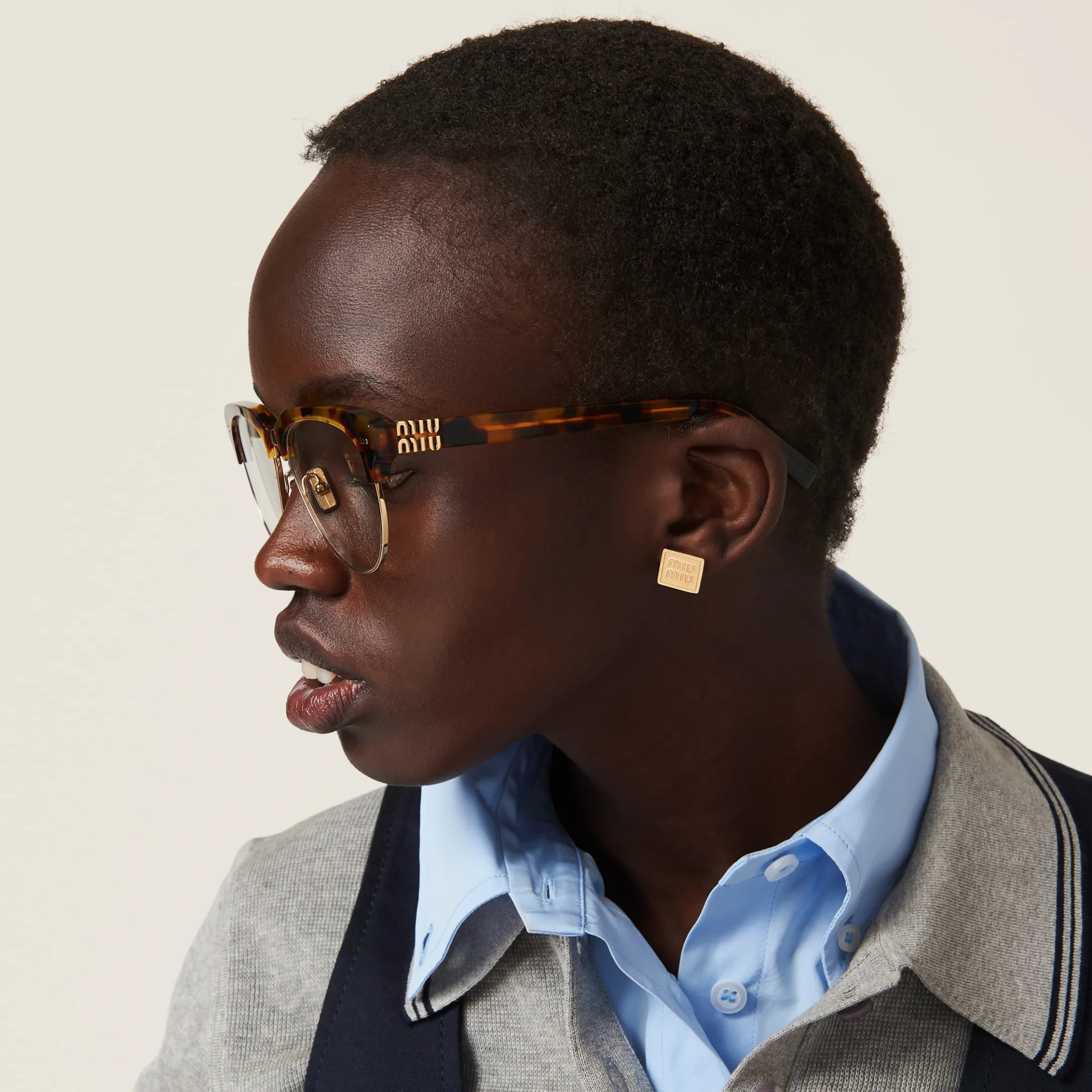 Blue Lenses Miu Miu Runway Sunglasses | Miu Miu