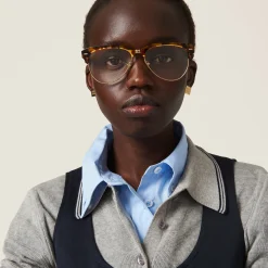Blue Lenses Miu Miu Runway Sunglasses | Miu Miu