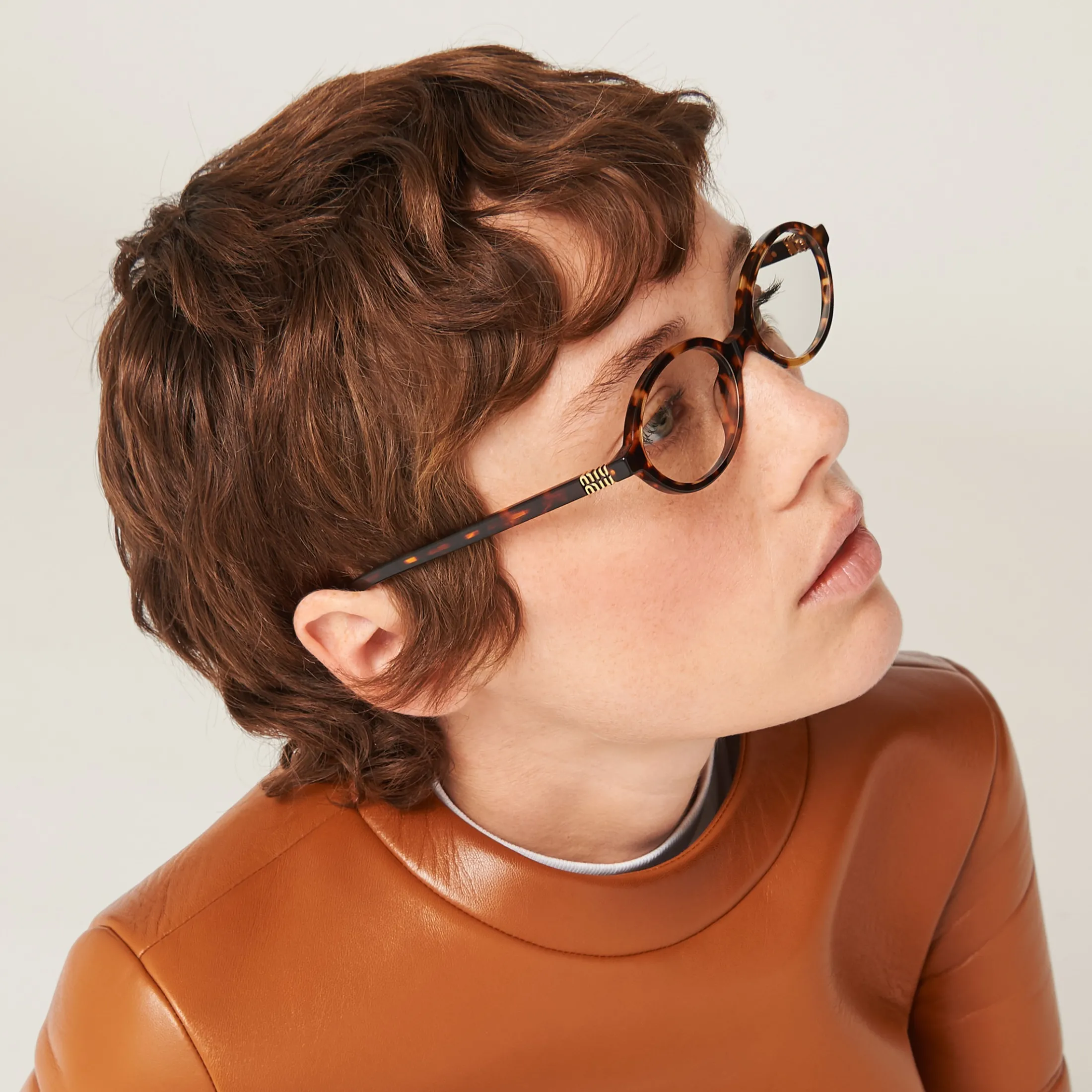 Blue Lenses Miu Regard Sunglasses | Miu Miu