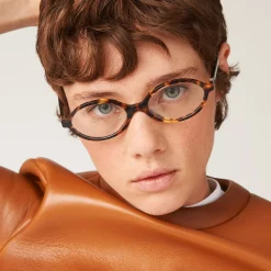 Blue Lenses Miu Regard Sunglasses | Miu Miu