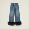 Blue/black Denim Jeans | Miu Miu