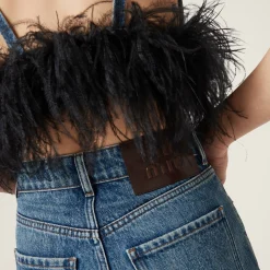 Blue/black Denim Jeans | Miu Miu