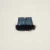 Blue/black Denim Miniskirt | Miu Miu