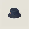 Blue+tobacco Denim Bucket Hat | Miu Miu