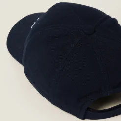 Blue/white Drill Baseball Cap | Miu Miu