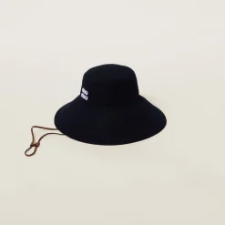 Blue/white Drill Hat | Miu Miu