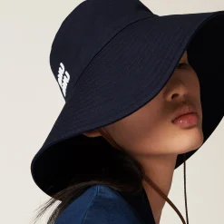 Blue/white Drill Hat | Miu Miu