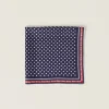 Blue/white Printed Twill Scarf | Miu Miu