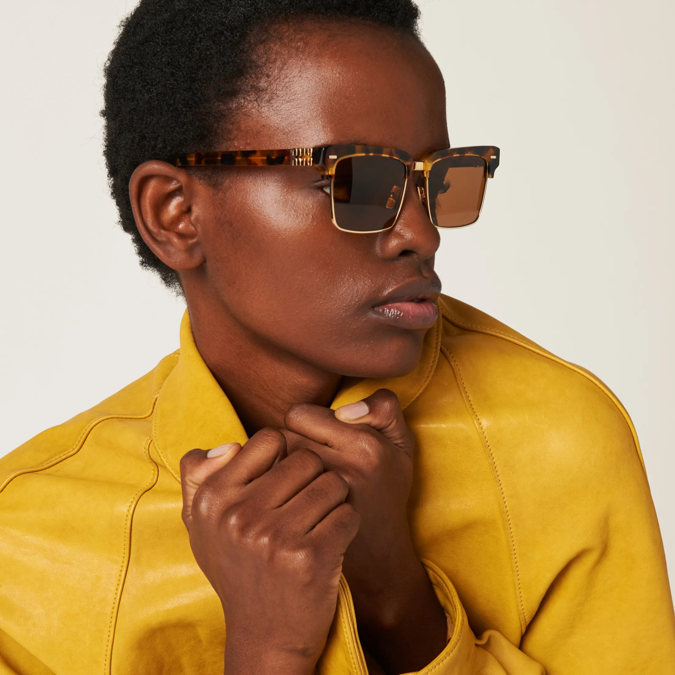 Camel Beige Lenses Miu Miu Runway Sunglasses | Miu Miu
