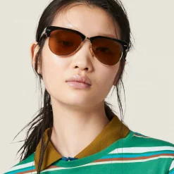 Camel Beige Lenses Miu Miu Runway Sunglasses | Miu Miu