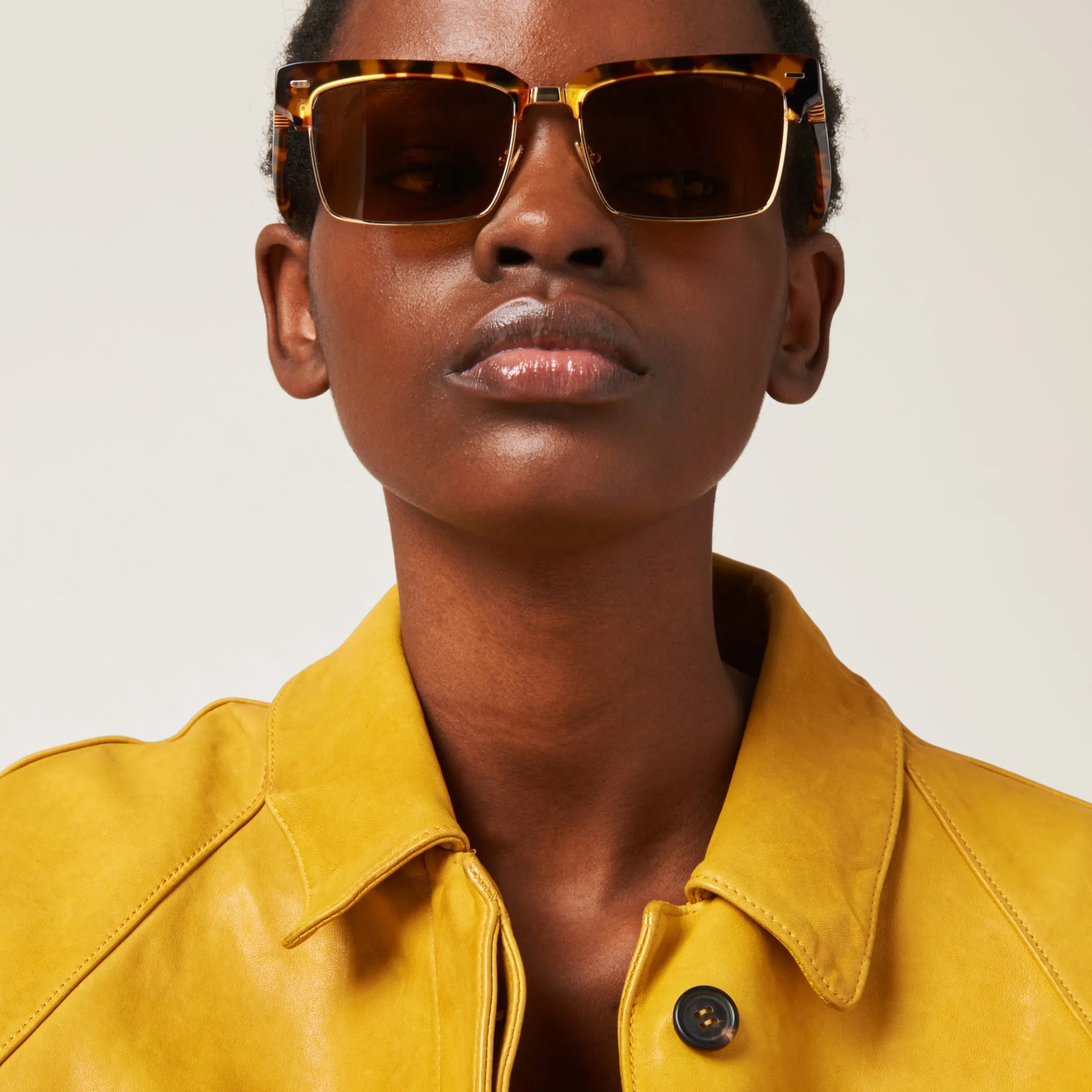 Camel Beige Lenses Miu Miu Runway Sunglasses | Miu Miu