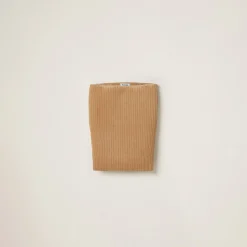 Camel Brown Corduroy Skirt | Miu Miu