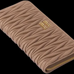 Cameo Large Matelassé Nappa Leather Wallet | Miu Miu