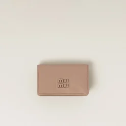 Cameo Leather Card Holder | Miu Miu