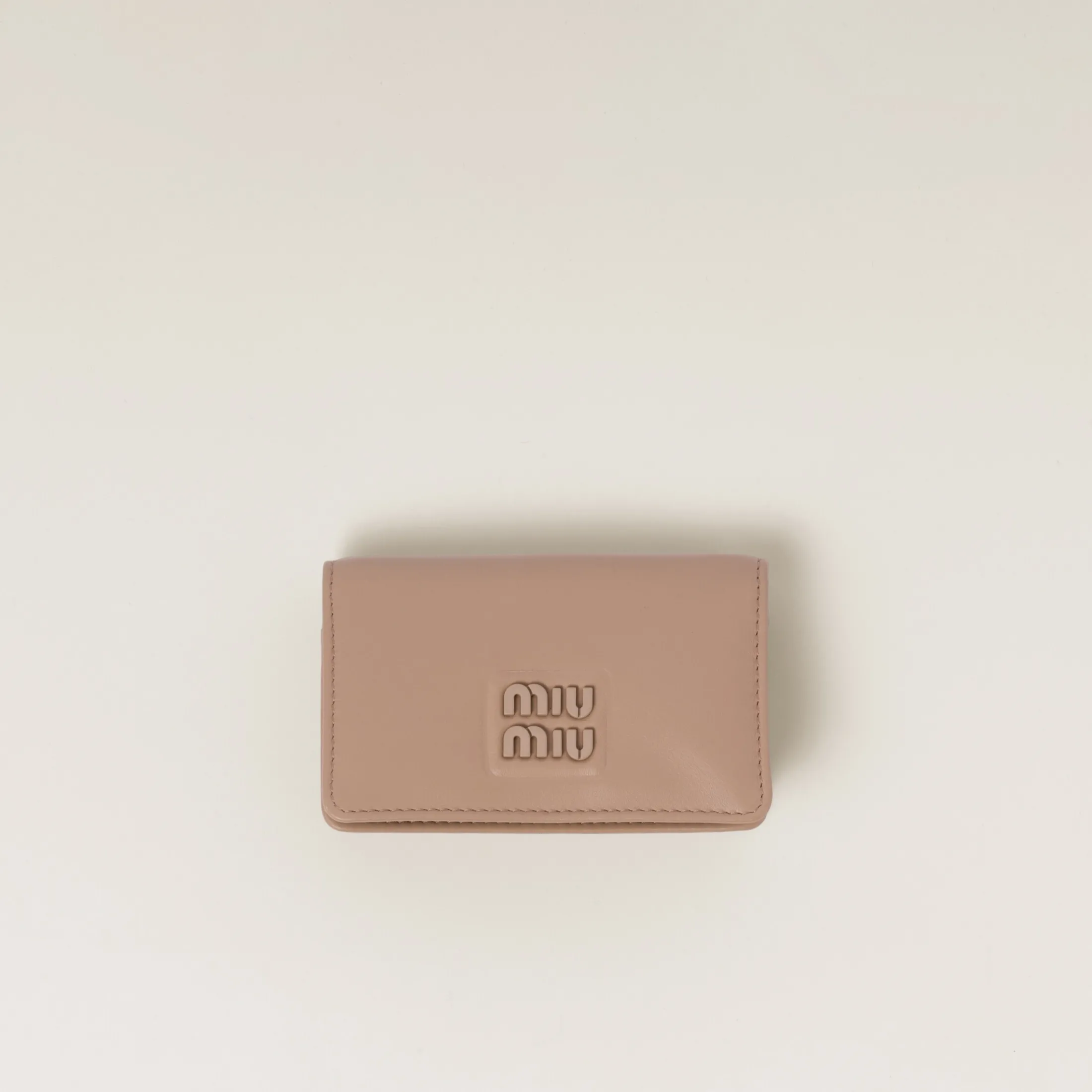Cameo Leather Card Holder | Miu Miu