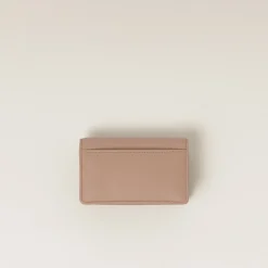 Cameo Leather Card Holder | Miu Miu