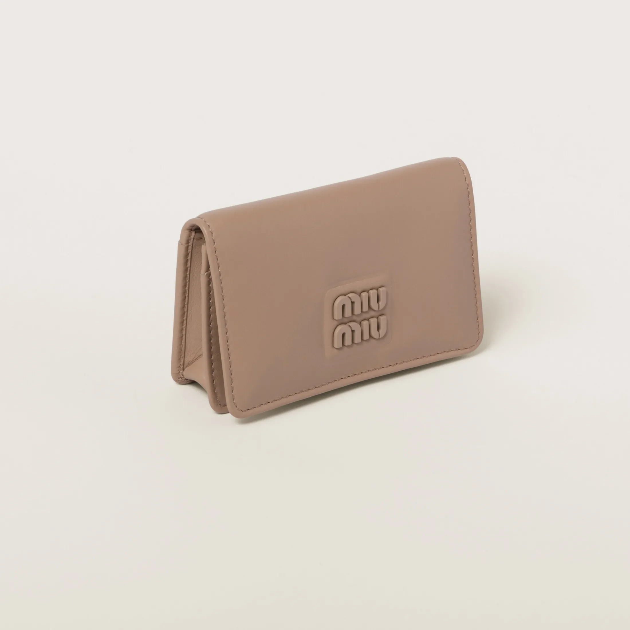 Cameo Leather Card Holder | Miu Miu