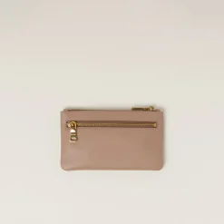 Cameo Leather Envelope Pouch | Miu Miu