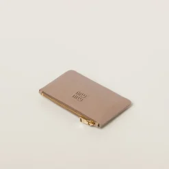 Cameo Leather Envelope Pouch | Miu Miu