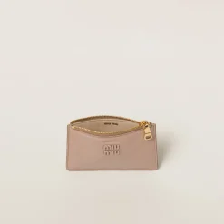 Cameo Leather Envelope Wallet | Miu Miu