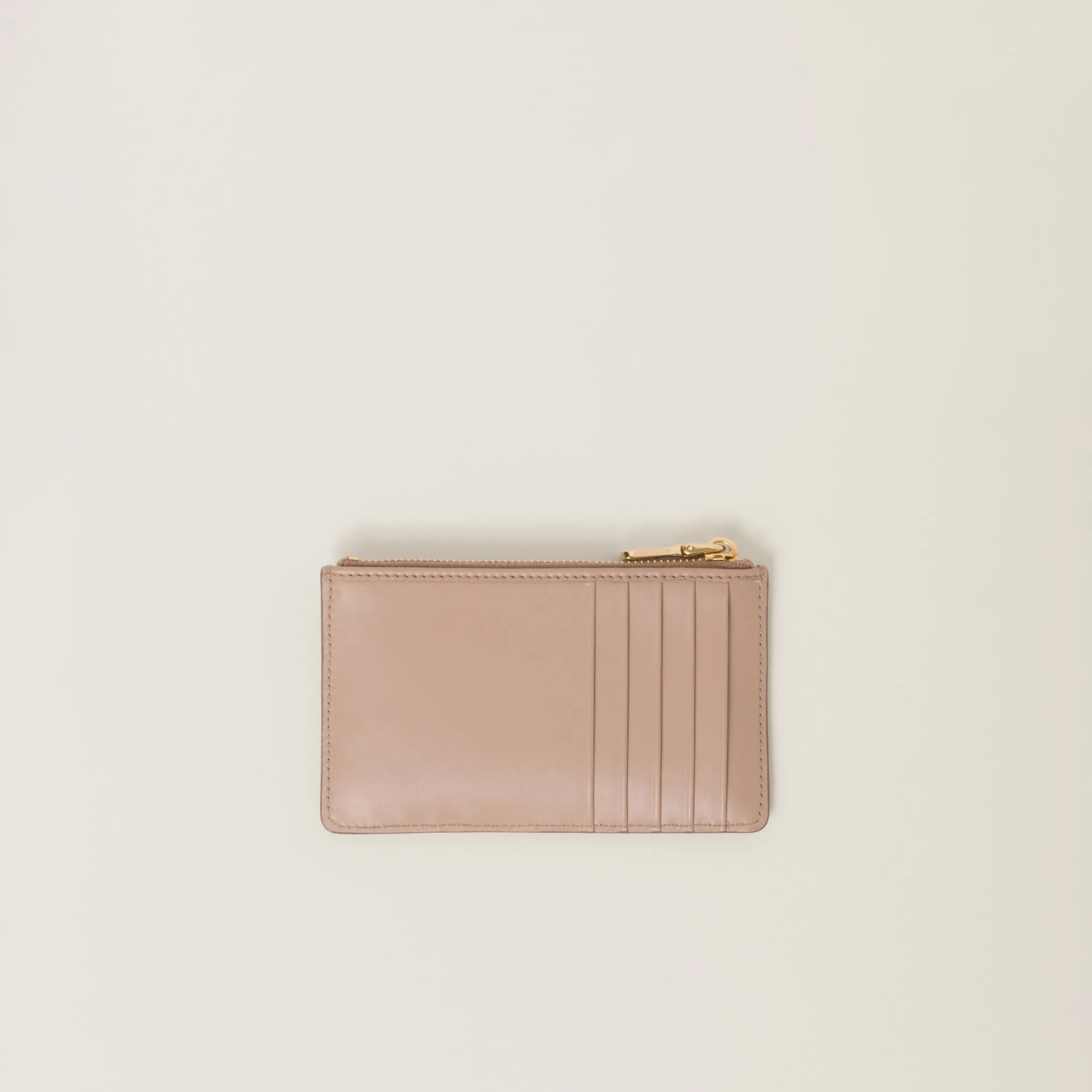 Cameo Leather Envelope Wallet | Miu Miu