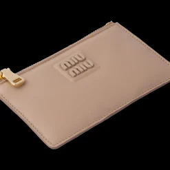 Cameo Leather Envelope Wallet | Miu Miu