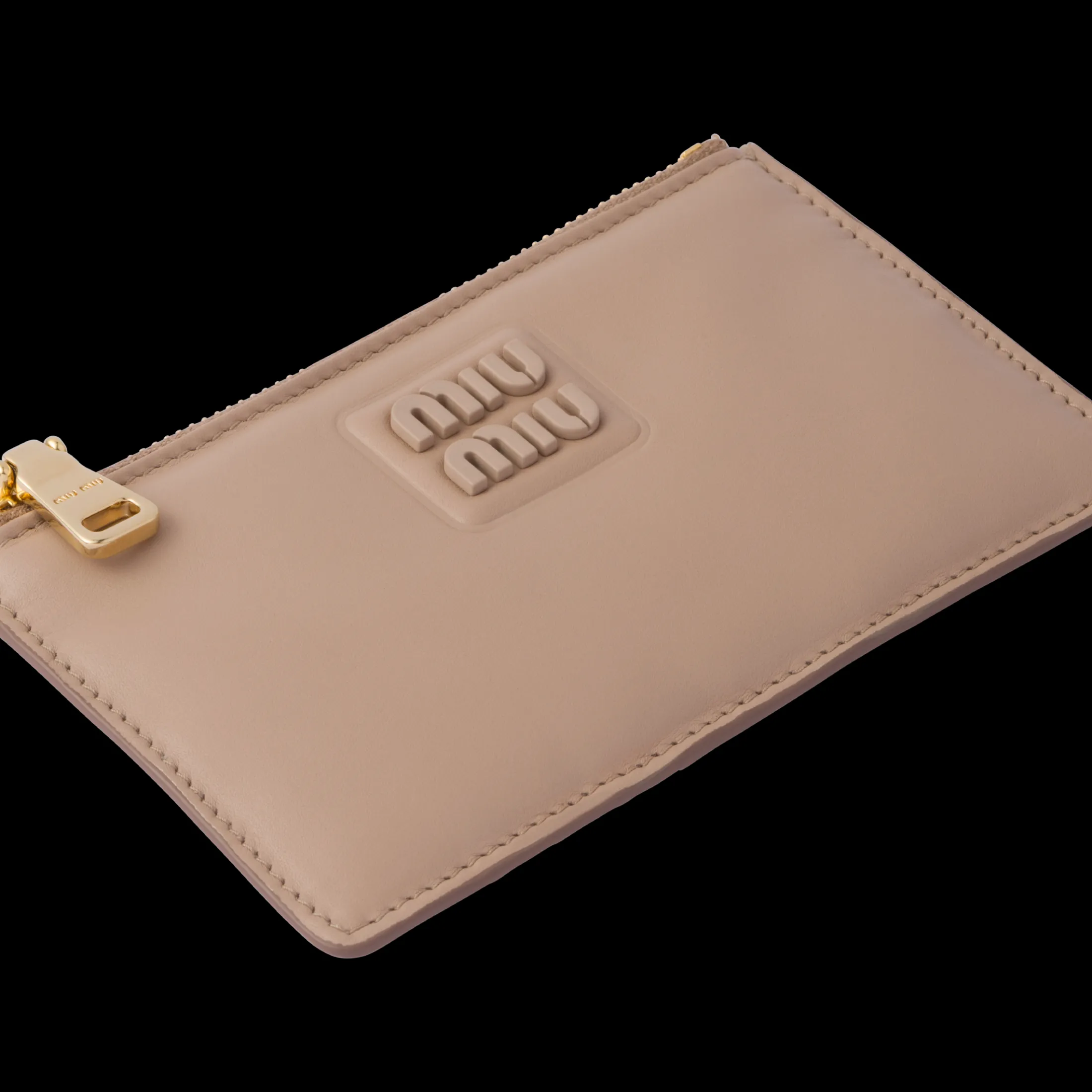 Cameo Leather Envelope Wallet | Miu Miu