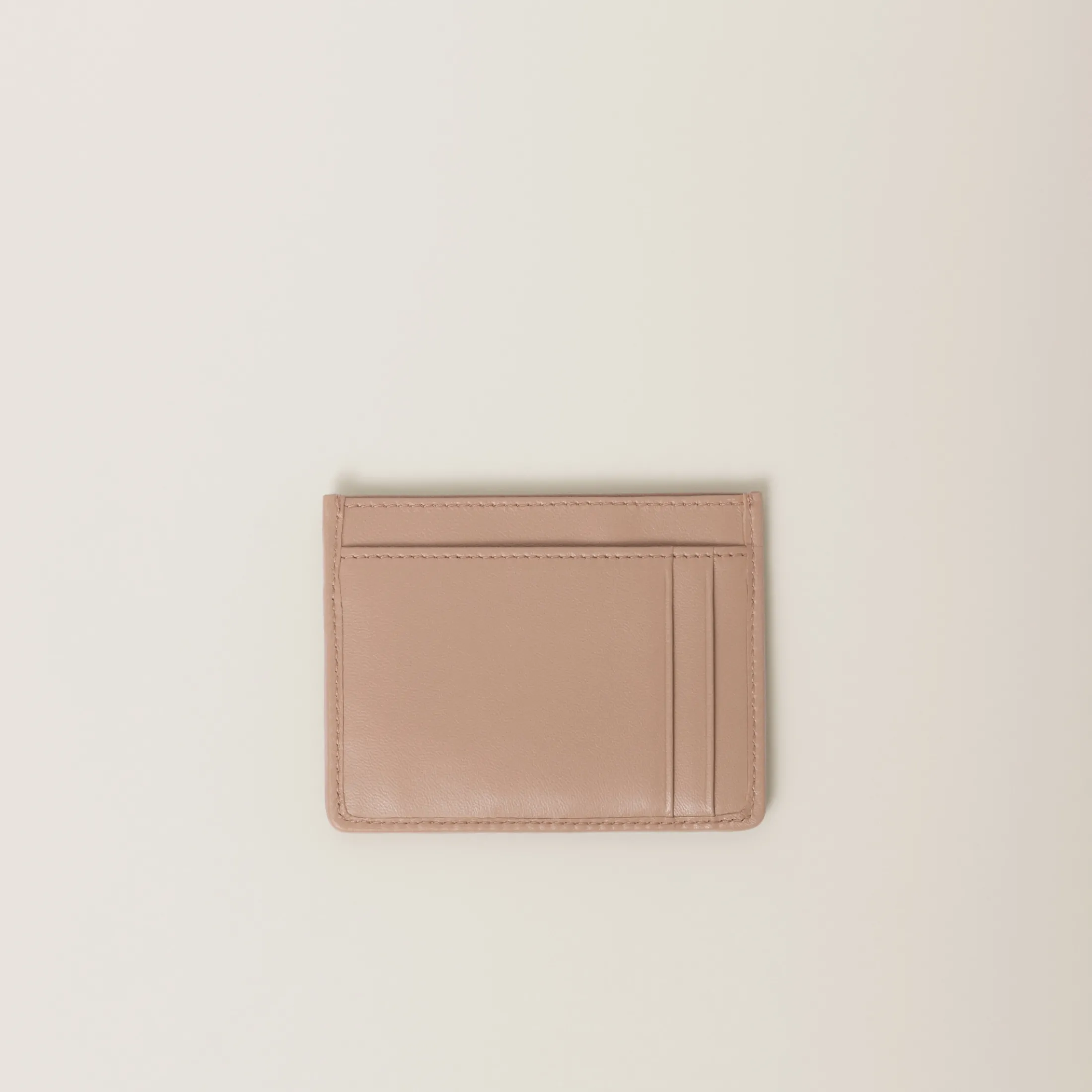 Cameo Matelassé Nappa Leather Card Holder | Miu Miu