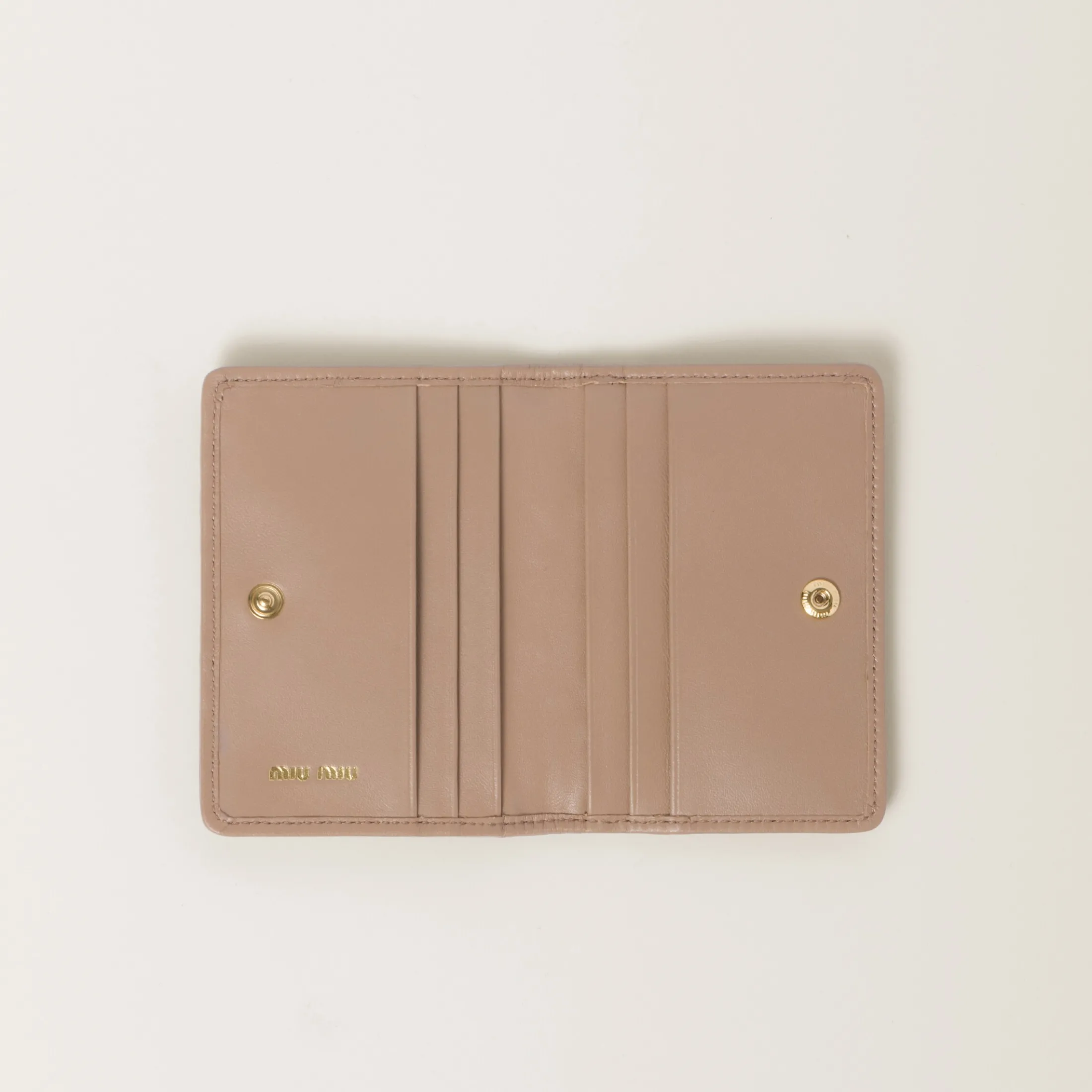 Cameo Matelassé Nappa Leather Card Holder | Miu Miu