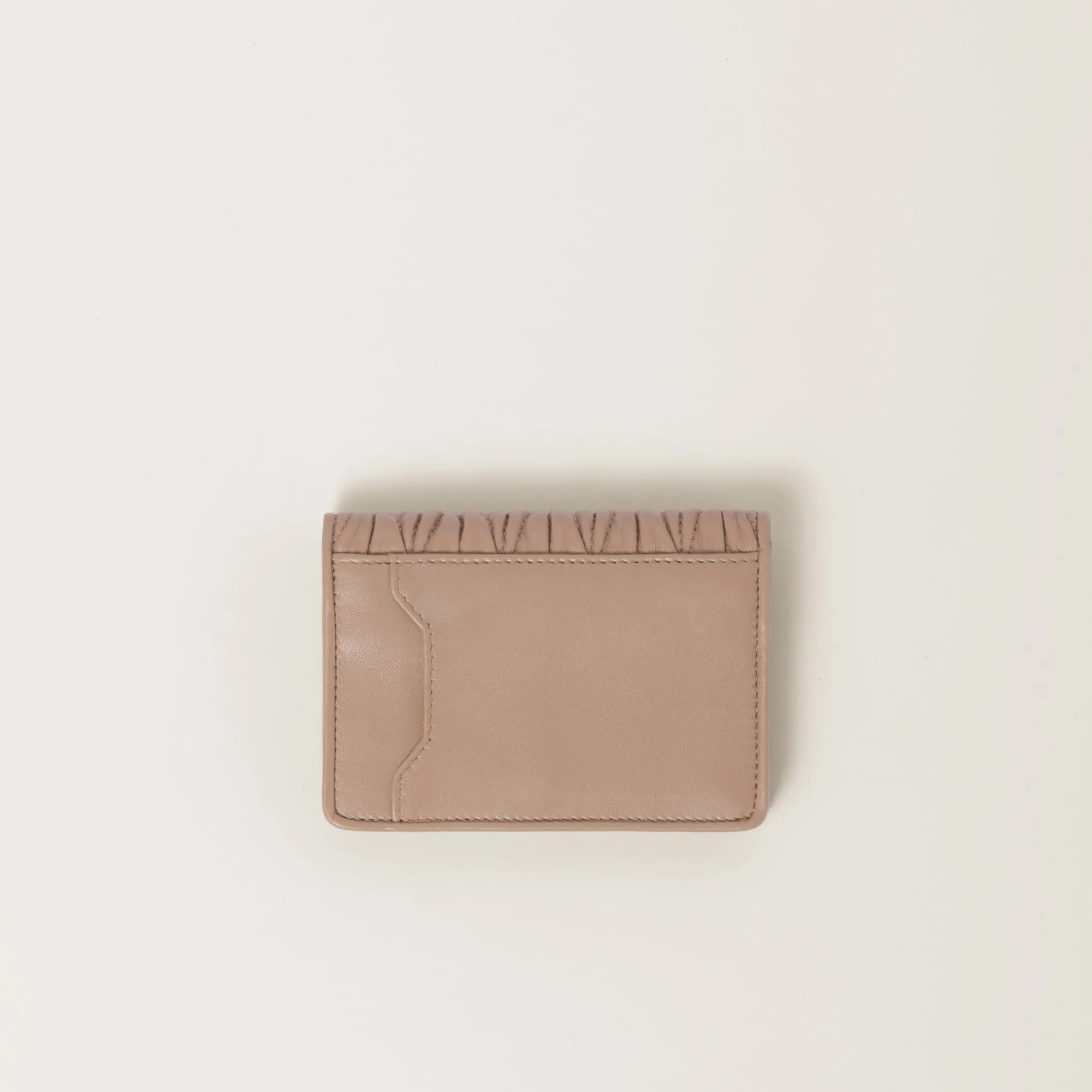 Cameo Matelassé Nappa Leather Card Holder | Miu Miu