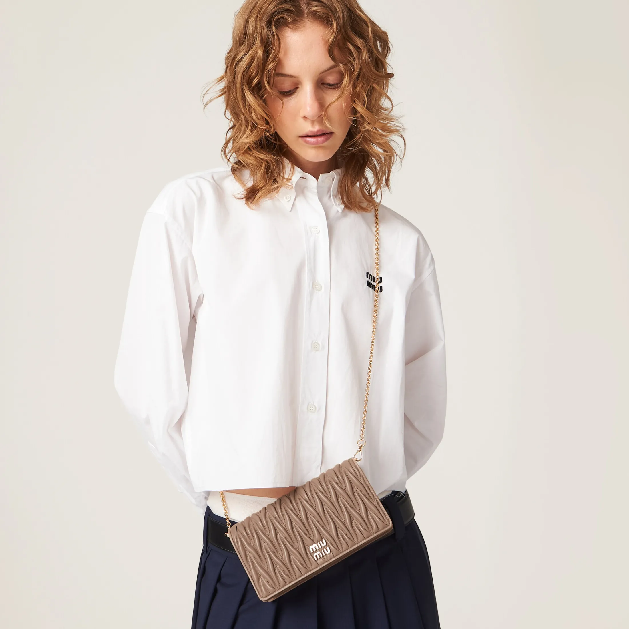 Cameo Matelassé Nappa Leather Smartphone Case | Miu Miu