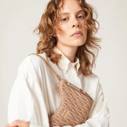 Cameo Matelassé Nappa Leather Shoulder Bag | Miu Miu