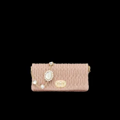Cameo Miu Miu Iconic Crystal Cloqué Nappa Leather Bag | Miu Miu
