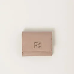 Cameo Small Leather Wallet | Miu Miu
