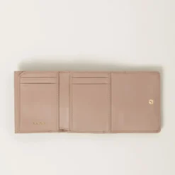Cameo Small Leather Wallet | Miu Miu