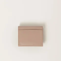 Cameo Small Leather Wallet | Miu Miu