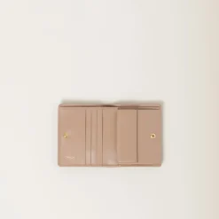 Cameo Small Matelassé Nappa Leather Wallet | Miu Miu